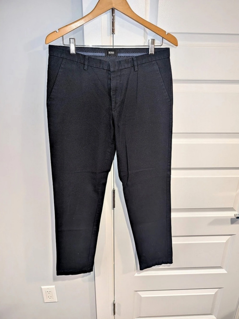 Hugo Boss Men's Dark Navy Dress Pants